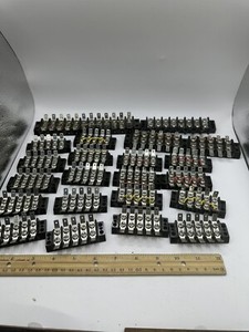 Large lot, Double Row Terminal Barrier Block Marathon