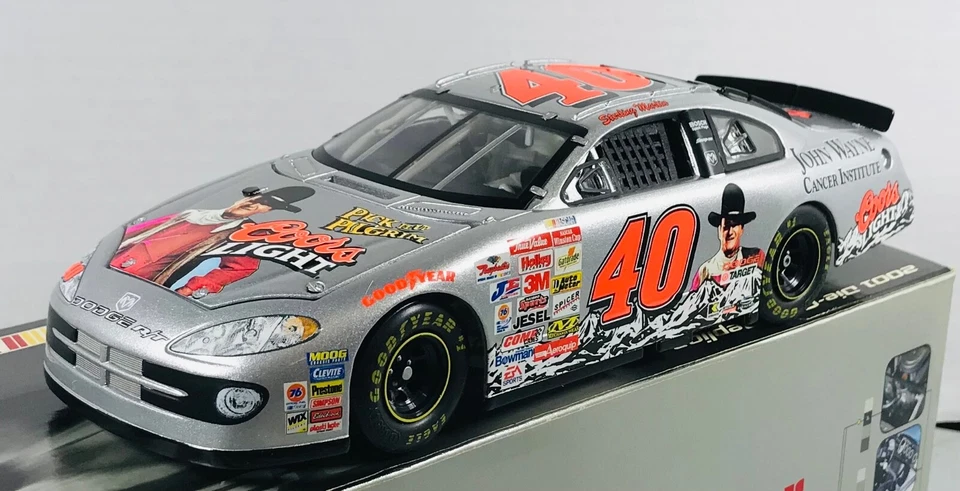 Team Caliber Preferred 40 Sterling Marlin 01 Coors John Wayne 1/24 Scale Diecast - Image 2 of 4