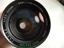 CANON MOUNT SEARS 60~300/4 MACRO ZOOM BEL VETRO PULITO MESSA A FUOCO LISCIA!!!