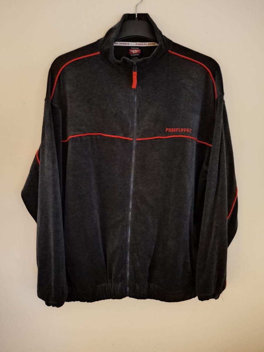 Pure Playaz Rare Velour Track Jacket | eBay