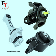 SET OF 3 ENGINE & TRANSMISSION MOUNTS FOR 2014-2016 KIA FORTE (1.8L, 2.0L, L4).