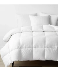 The Company Store Conscious White Down Alternative Medium Comforter Full $229