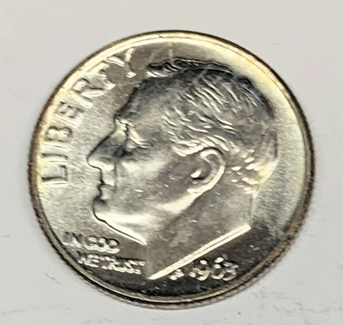 # C8371    U.S. COIN,   ROOSEVELT   DIME   1963   Unc.