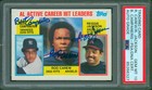 1984 Topps ROD CAREW REGGIE JACKSON CAMPANERIS Triple Signed PSA/DNA Gem 10 Auto