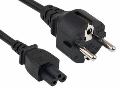 New 6ft (180cm) European 3-Prong Notebook Power Cord 50pcs