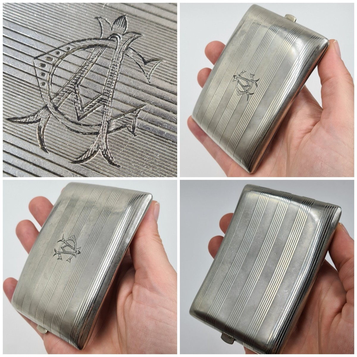 Étui à cigarettes métal EXTRA-BLANC extra-white metal cigarette case