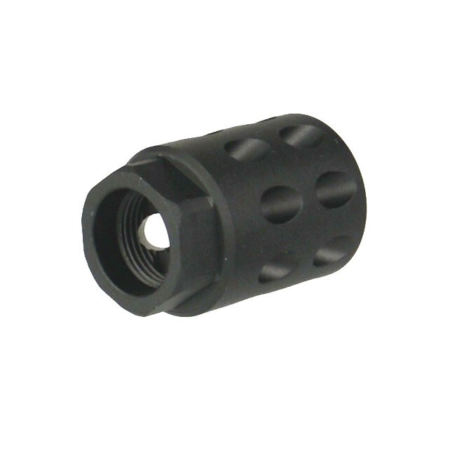 Black 1/2x28 1/2-28 TPI Compact Muzzle Brake Compensator F 5.7x28 ...