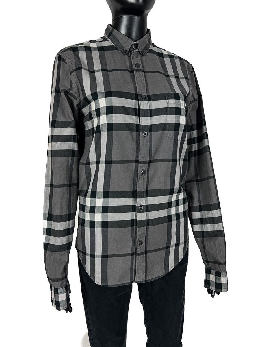 BURBERRY BRIT Shirts Long Sleeve Classic Plaid Nova Check BURBERRY BRIT Shirts Long Sleeve Classic Plaid Nova Check