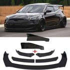 For Hyundai Veloster 2011-2022 Car Front Bumper Lip Splitter +Side Skirt Spoiler