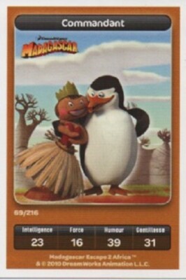 DREAMWORKS Karte Kreuzung - Madagaskar - Nr. 69