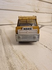 Vintage Louis Marx Dump Truck MCMLXXI 1971 Pressed Steel made in Japan 6.5"