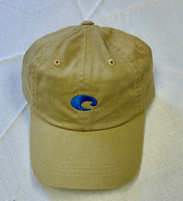 Costa Del Mar Hat - Khaki/Beige - Adjustable Hat - Brand New w/ Tag  MSRP $19.99