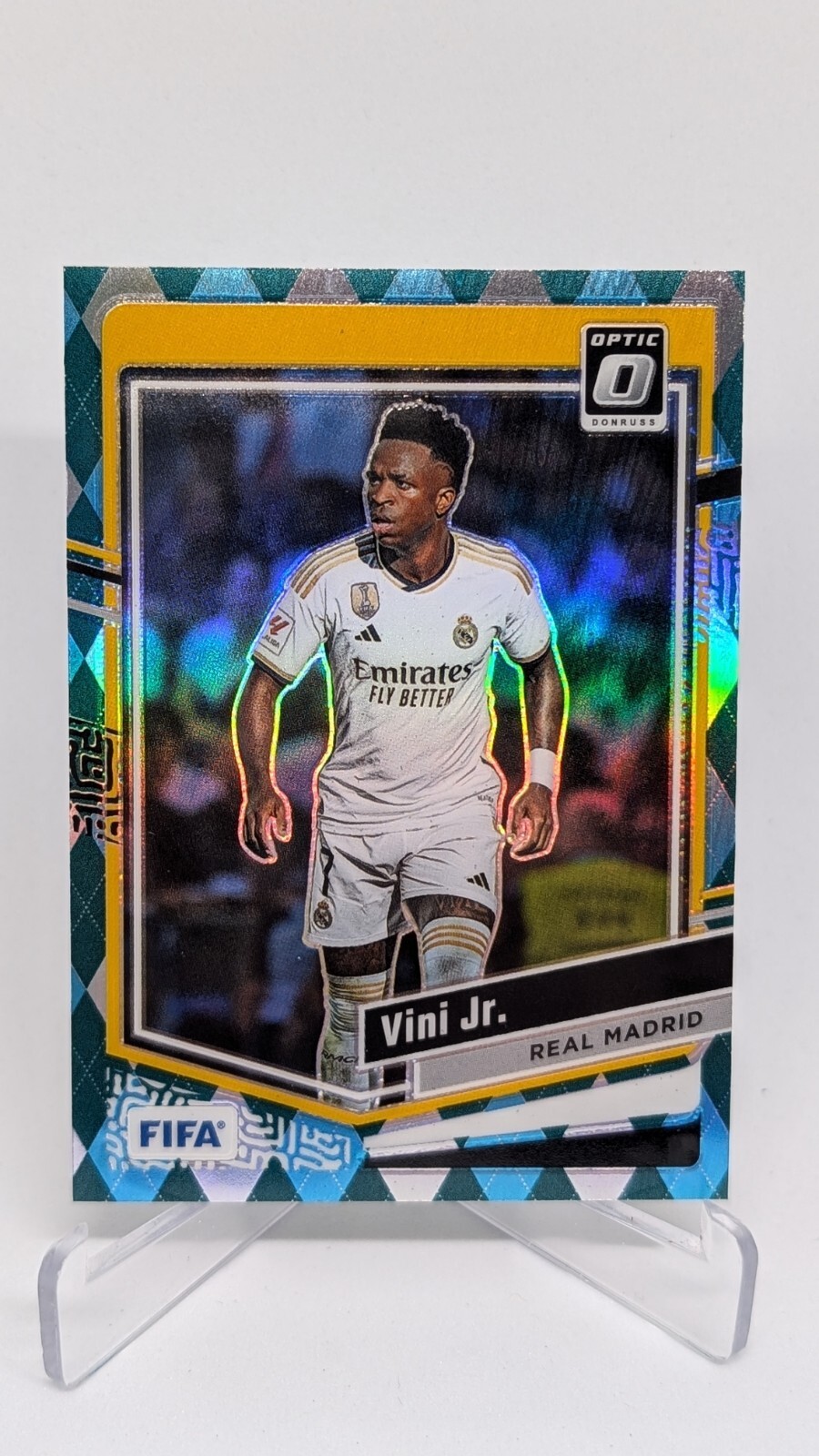 2023-24 Panini Donruss Soccer OPTIC Vini Jr ARGYLE #119 International SP