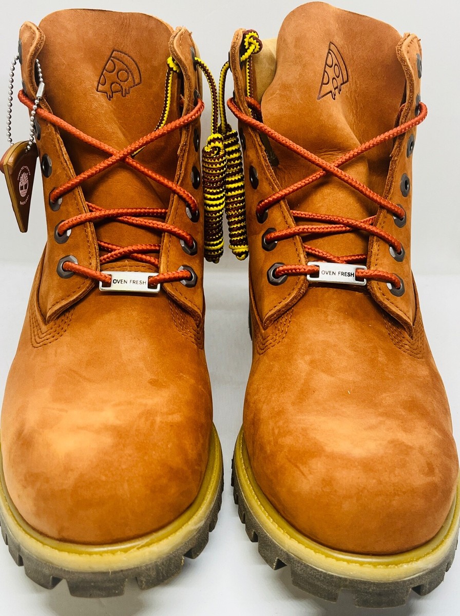 NO TARIFF! 🍕TIMBERLAND X FOOD TRUCK 'PIZZA' A23YN 6” [INCH] BOOTS