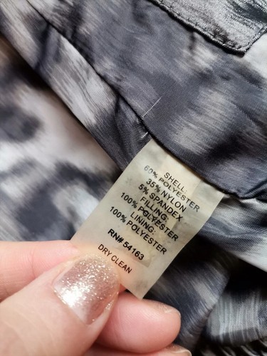 Schöne Calvin Klein Damen WESTE Jacke edel GR S 36 Jacket w. NEU SILBER metallic - Bild 17 von 18