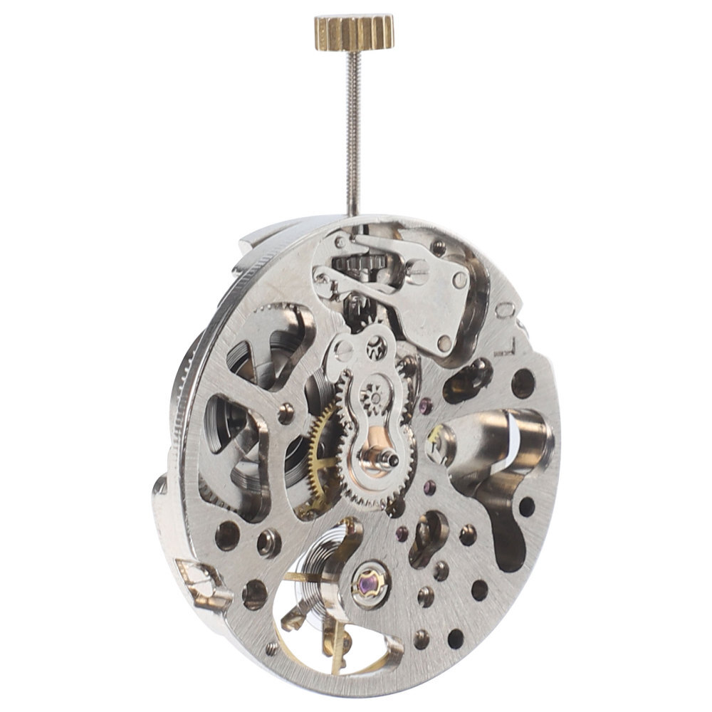 Hollow Skeleton Automatic Watch Movement Replacement Parts for Men