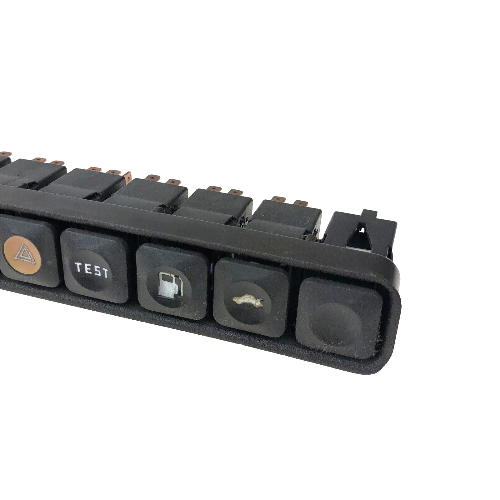 MASERATI BITURBO Interior Dash Switch Panel Fuel Trunk Hazard Fog Light Brown