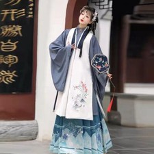 Chinese Hanfu Dressing Party Costume Performance Costume Three Piece Set
