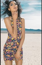 Pretty Little Thing Embroided Bodycon Dress 6