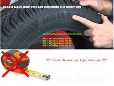 Wheel trims 14 inch  Hub Caps to fit Fiat PUNTO,500+ emblems 14"  Set of 4