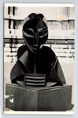 Moderne Postkarte: Skulptur, Naum Gabo, 1. Ausstellung, Tate Gallery, 1964. 
