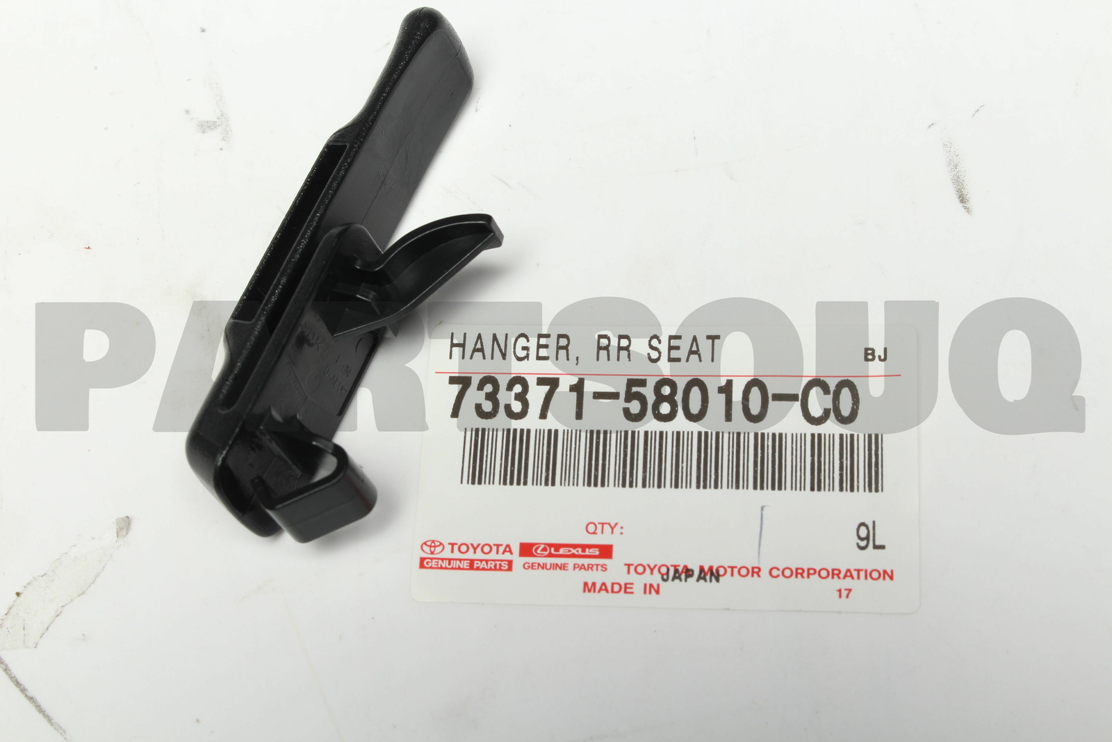 7337158010C0 Genuine Toyota HANGER, REAR SEAT SHOULDER BELT, RH/LH 