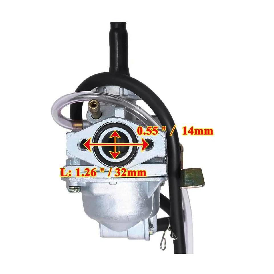 Carburetor PZ14 for Honda XR50R CRF50F Z50 Z50A Z50R Carb - Изображение 2 из 4