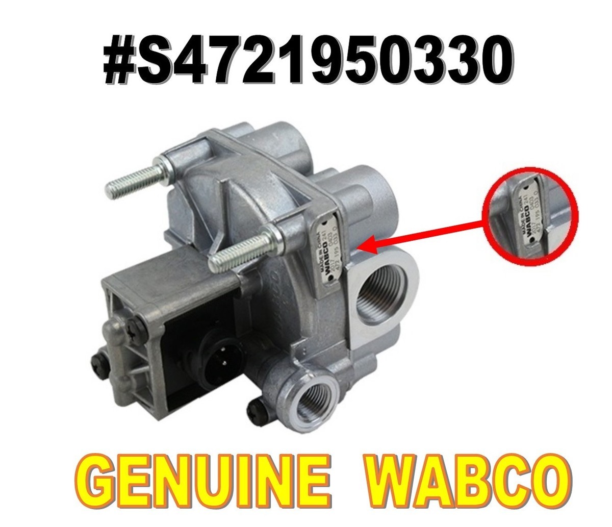 New Original Wabco ABS TRAILER MODULATOR VALVE - S4721950330 | eBay
