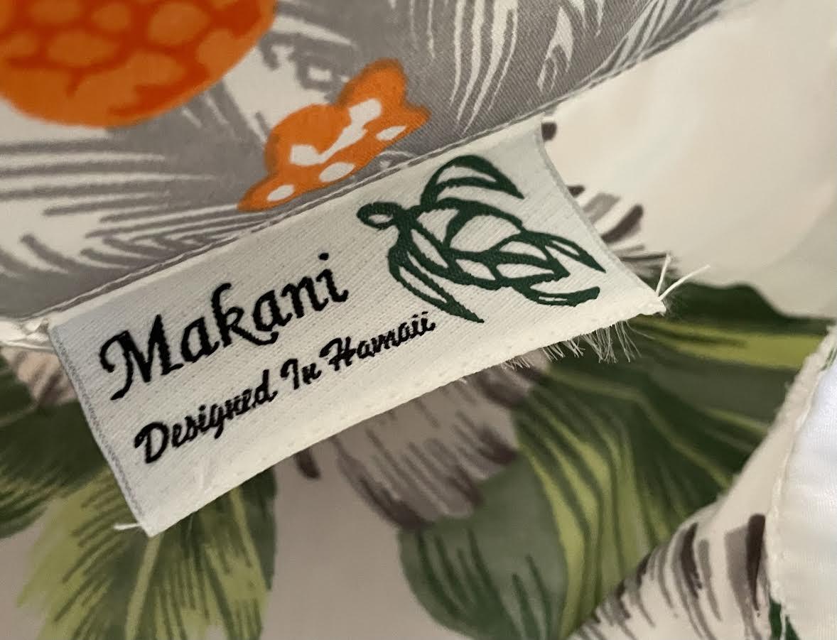 Vintage Makani Hawaiian Hawaii Floral Button Down S… Gem