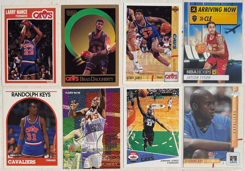 Lote de 30 tarjetas coleccionables de baloncesto Cleveland Cavaliers All-Stars y más Foto 3 de 4