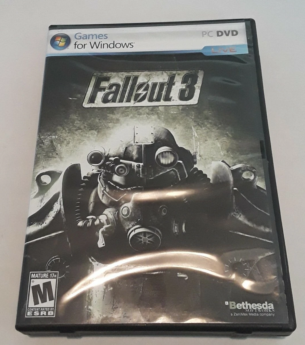 Fallout 3 PC Video Game PC DVD Games For Windows Excellent Disc