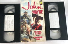 John Wayne Double Feature VHS Tape:  Ships Same Day With Tracking