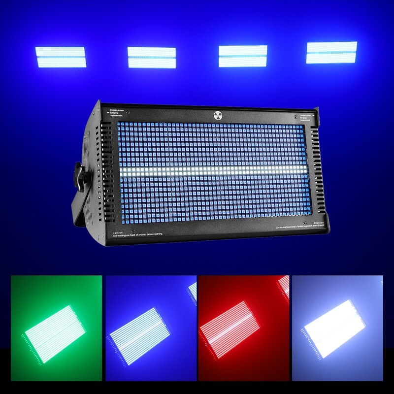 Stage Lights 1000W Dmx Rgb+Cold White Flash Atomic Led Strobe