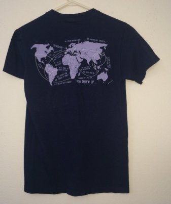 NOFX Tシャツ M ネイビー NOFX T shirt Adult Small Navy Blue Short Sleeve Punk Music