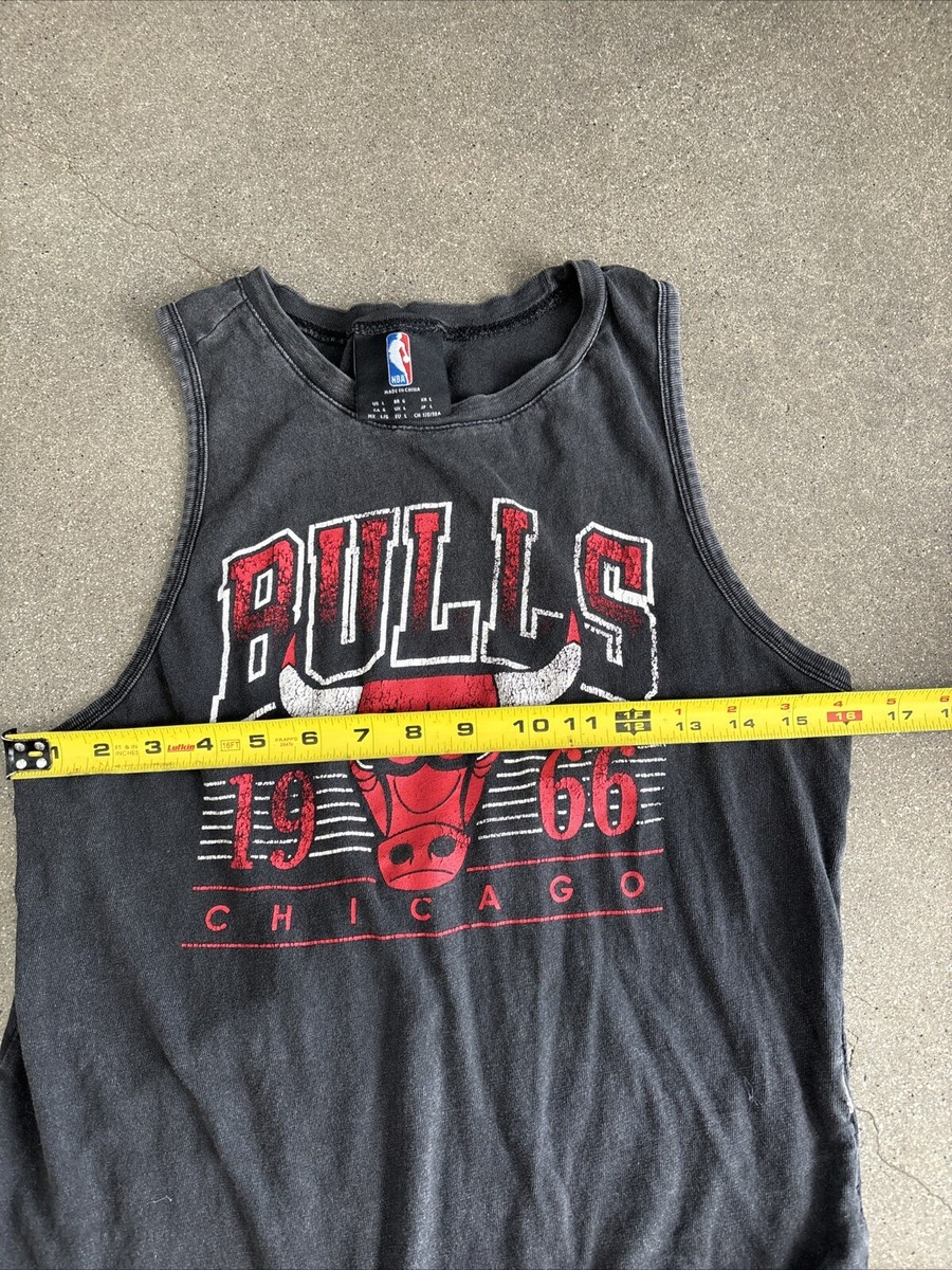トップス BULLS ABC BASKETBALL TANKTOP NBA Chicago Bulls tank top bodysuit women's size large | eBay