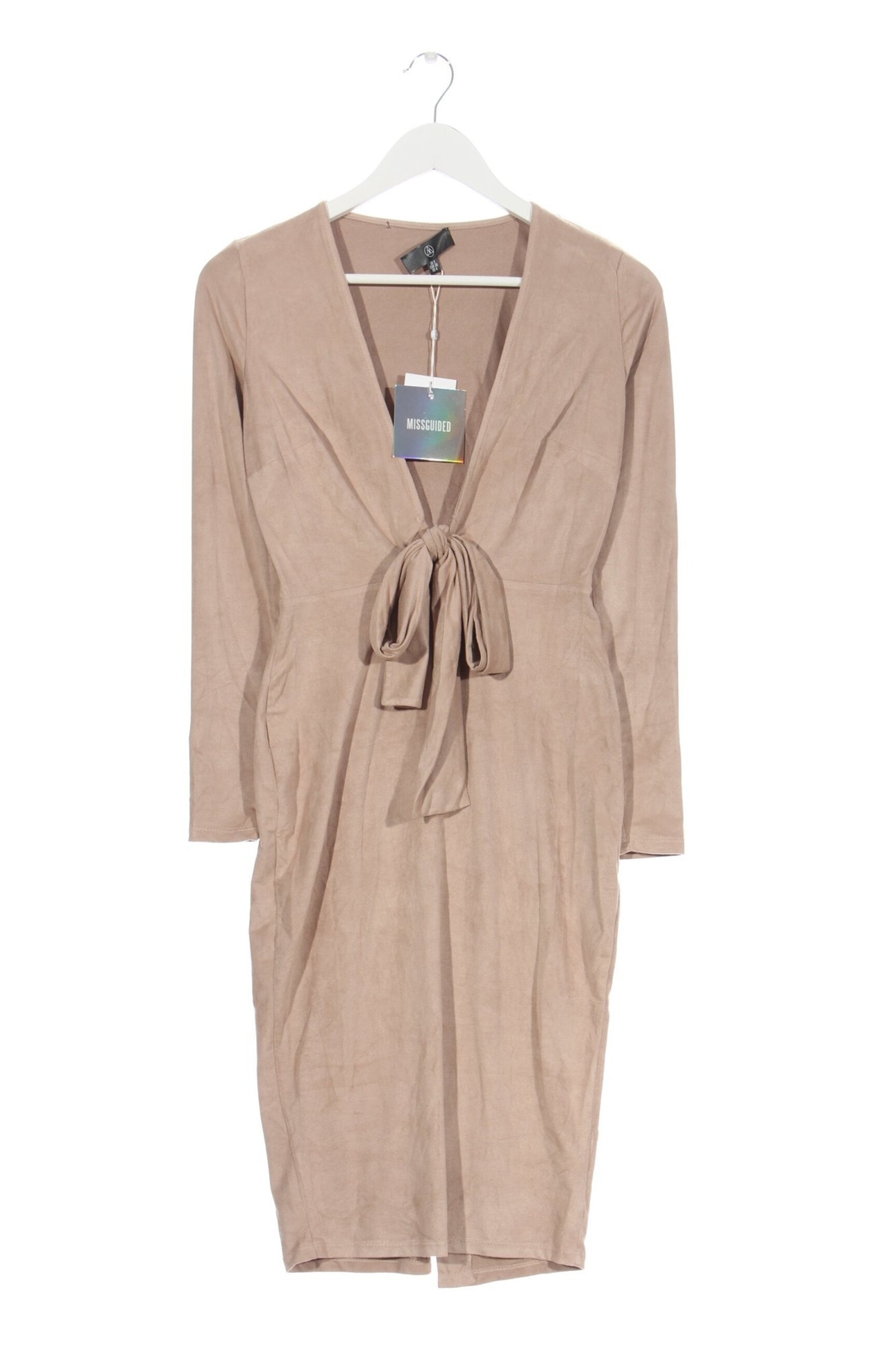 Robe Missguided En Carreaux Gris Et Blanc - Taille 36, Longueur Au Genou, Manches Courtes, Occasion
