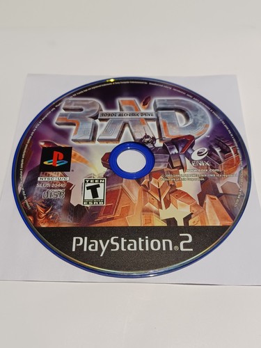 RAD: Robot Alchemic Drive (Sony PlayStation 2, 2002) PS2 disc only mint