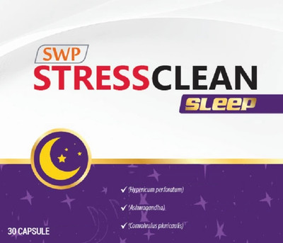 STRESSClean SLEEP 30 Kapseln, Nervensystem, Emotionale Balance, SWP