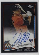 2014 Topps Chrome Black Refractor 66/100 Jake Marisnick #108 5w7