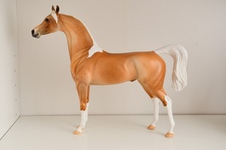 Peter stone Arabian model Horse LE 9 Factory Custom Matte Palomino