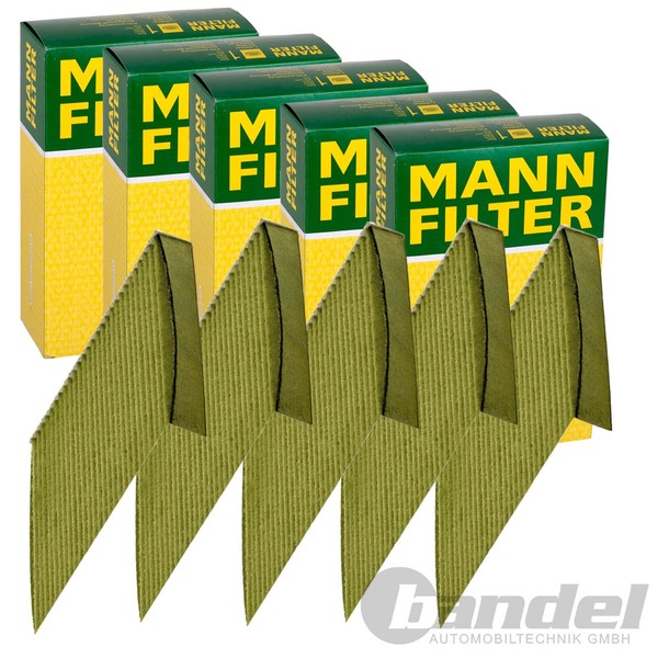 5X Mann-Filter FP 2358 Innenraumfilter ALLERGIKER-AKTIVKOHLEFILTER 5-STÜCK!-image