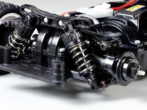 Tamiya Audi R8 LMS 2008 Bausatz TT-02 1:10 RC Auto 4WD Chassis Elektromotor - Bild 7 von 12