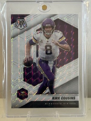 Panini 2021 Mosaic Kirk Cousins Prizm #128 Serial Numbered /25 Vikings