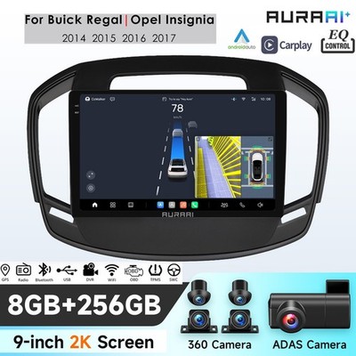 Für Opel insignia Buick Regal  Autoradio CarPlay GPSAI BT5.0 DSP 8+256GB +360KAM