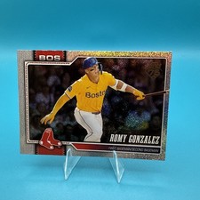 2026 Topps Series 1 Romy Gonzalez #294 Sand Glitter Foil Red Sox