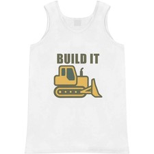 'Construction Vehicle Build' Adult Vest / Tank Top AV056397 