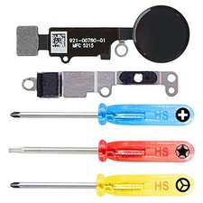 MMOBIEL Home Button Compatible with iPhone SE 2022 / 8/8 Plus, Black