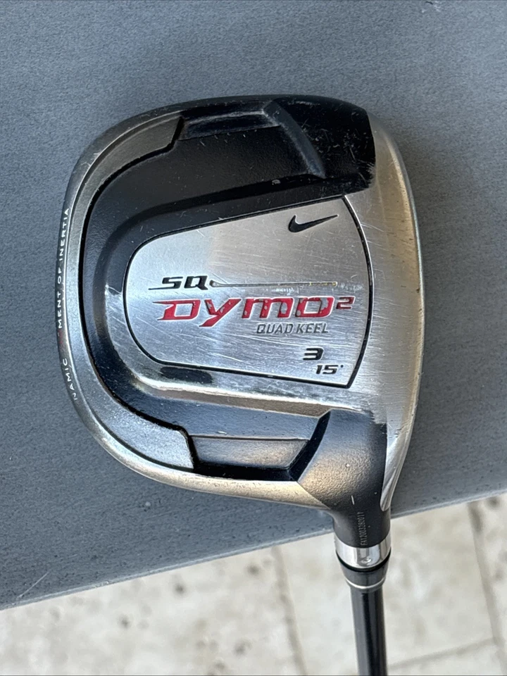 Nike SQ Dymo 2 Quad Keel Wood Set 3W/5W RH Reg Flex UST AxivCore Shaft NEW GRIPS - Image 2 of 4