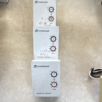 X10 Powerhouse Plug-In Appliance Modules Lot of 3, X10 Home Automation