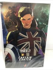 Hot Toys TMS059 ~ Marvel What If...? ~ CAPTAIN CARTER ~ 1/6th Scale Figure ~ NEW